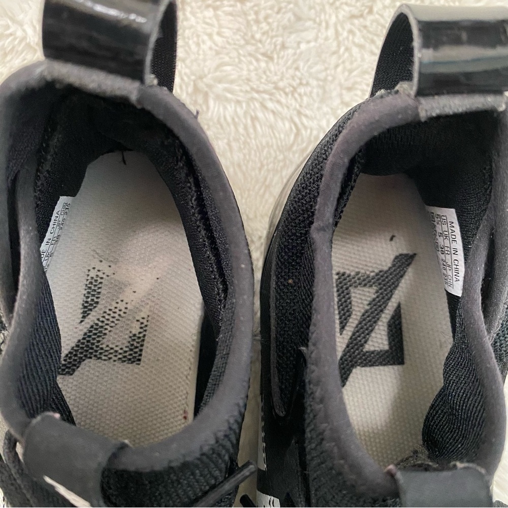 Adidas Adizero Impact.2 Spark Cleats Black White Youth Football Shoes Size 5.5 - Picture 10 of 14